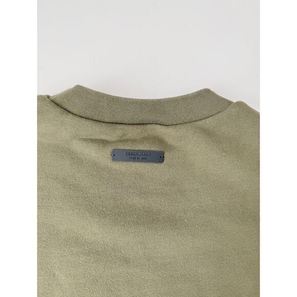 Fear of God Essentials army green crew sweatshirt - size xsmall - Picture 5 of 5
